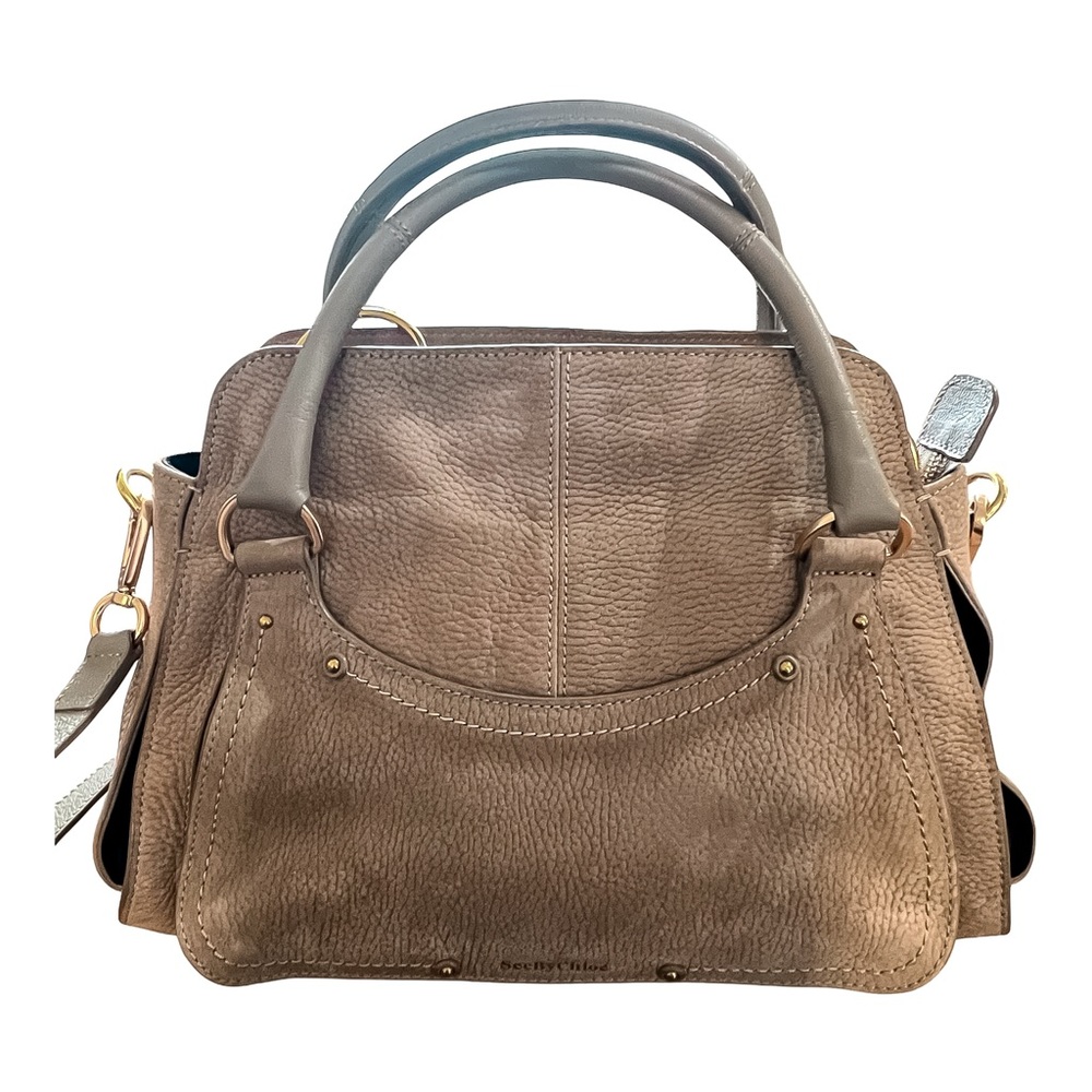 See by Chloé Miya Two-Way Bag – Beige Leather & Suede